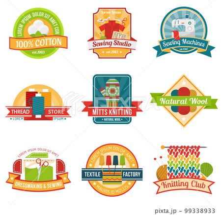 Textile emblem set 99338933