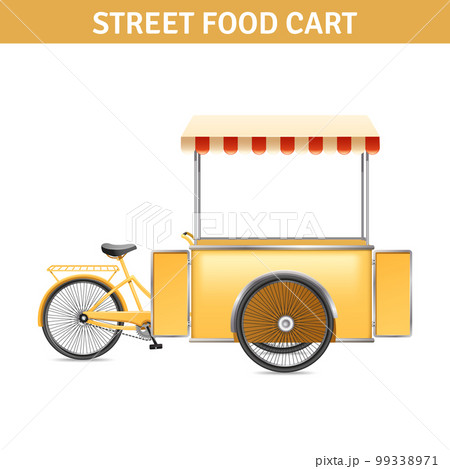 Street Food Cart Illustration Street Food Cart Illustration 99338971