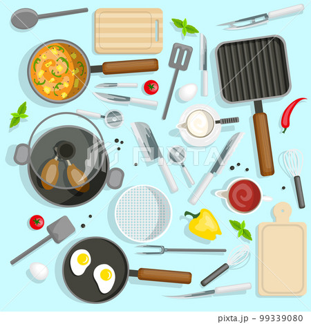 Chef Workplace Top View Set Chef Workplace Top View Set 99339080