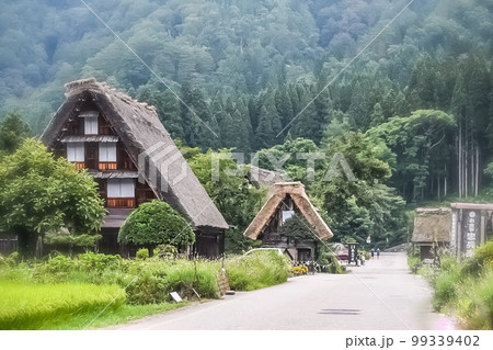 夏の白川郷 夏の白川郷 99339402