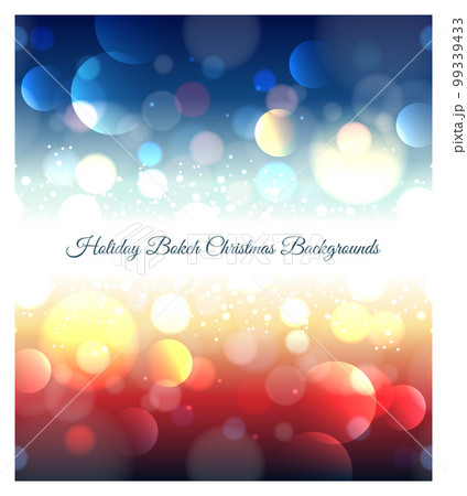 Holiday abstract bokeh christmas background 99339433