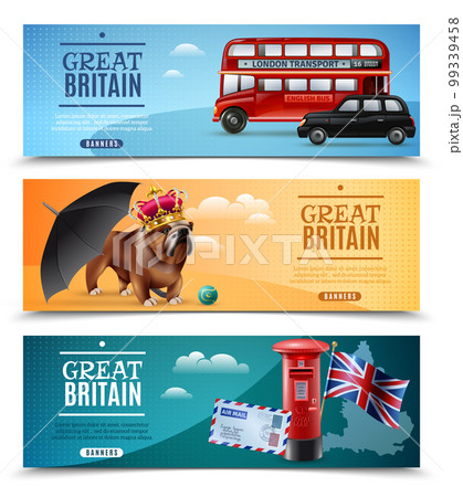 Great Britain Travel Horizontal Banners 99339458