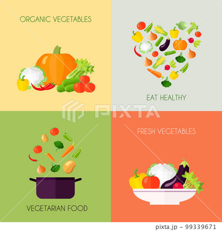 Vegetables Flat Set 99339671