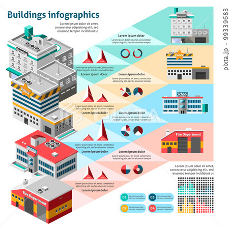 Buildings Infographics Set Buildings Infographics Set 99339683