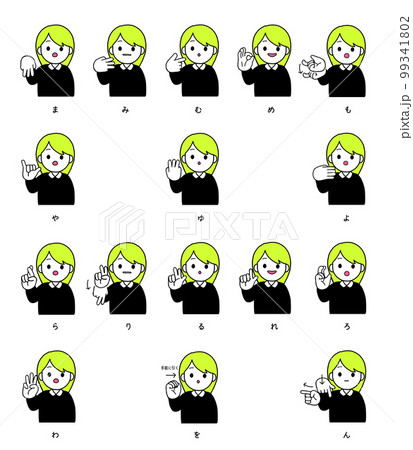 手話まやらわ　セット 99341802