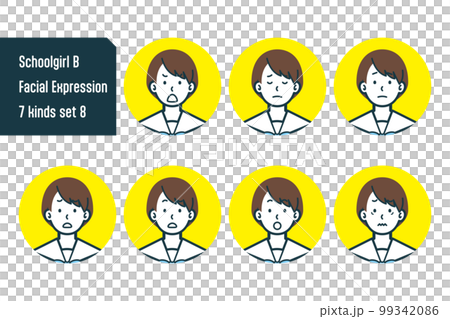 女子学生のバストショット7点セットno.8 女子学生のバストショット7点セットno.8 99342086