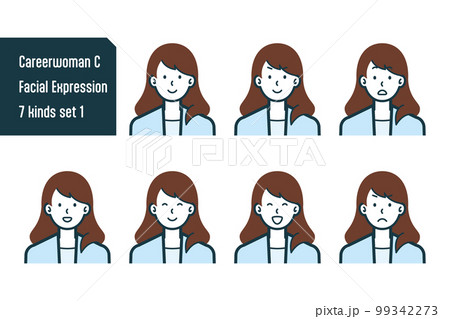 キャリアウーマンのバストショット7点セットno.1 キャリアウーマンのバストショット7点セットno.1 99342273