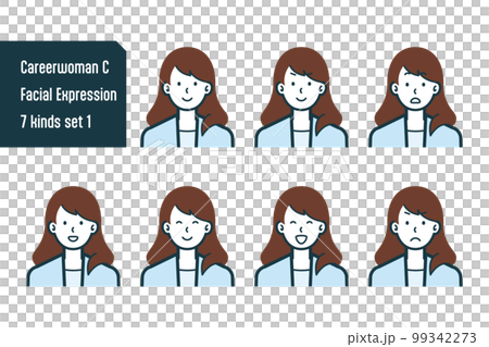キャリアウーマンのバストショット7点セットno.1 キャリアウーマンのバストショット7点セットno.1 99342273