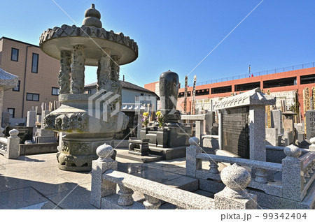 川口散歩：曹洞宗 正眼寺　歴代住職墓所 　川口市宮町 99342404