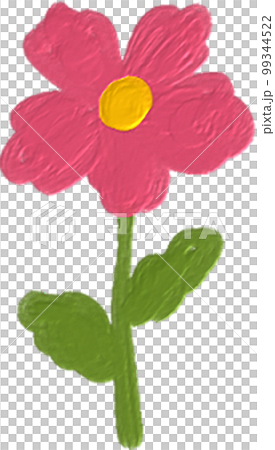 Hand drawn Oil Painting Flower 99344522