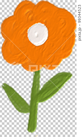 Hand drawn Oil Painting Flower 99344523
