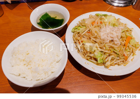 ベジ郎の野菜炒め定食 ベジ郎の野菜炒め定食 99345536