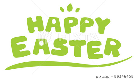HAPPY EASTERのイラスト文字 99346459