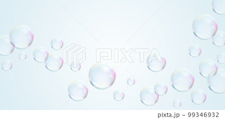 シャボン玉の背景、横長 シャボン玉の背景、横長 99346932