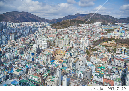 Cityscape of Busan Metropolitan City in South Korea Cityscape of Busan Metropolitan City in South Korea 99347199