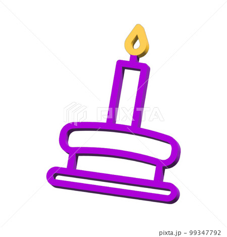 3D ramadan Icons symbol isolated on white background Photo illustration element perfect sign from modern collection 3D style 99347792