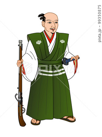 織田信長のイラスト　鉄砲 99350875