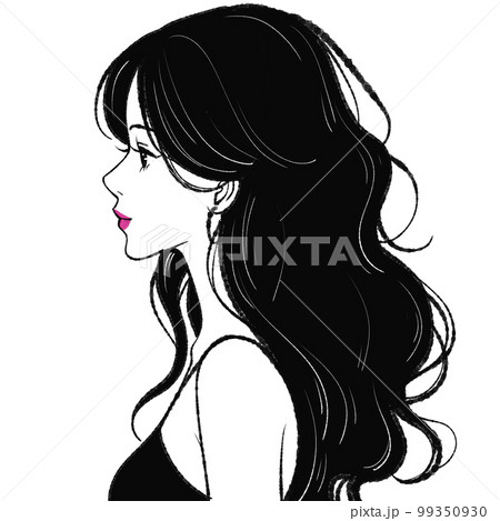 女性のイラスト素材 99350930