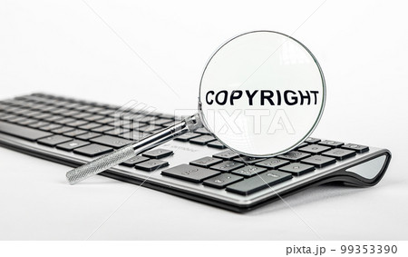 Copyright, intellectual property law concept. Register online for brands, products Copyright, intellectual property law concept. Register online for brands, products 99353390