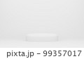 3d illustration white background backdrop minimalists 99357017