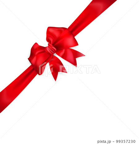 Bow of red ribbon Bow of red ribbon 99357230