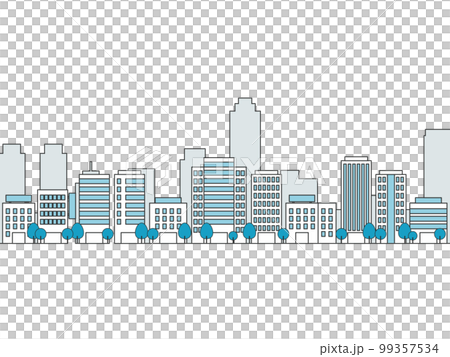 摩天大樓大城市背景素材 摩天大樓大城市背景素材 99357534