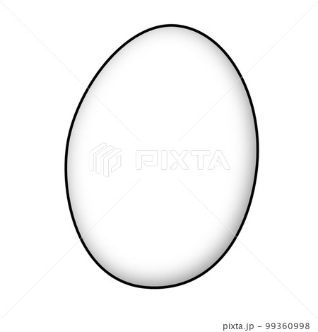 新鮮なニワトリの卵のイラスト 99360998