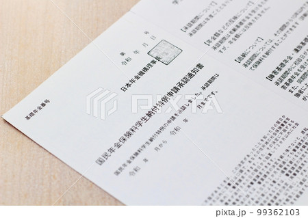 国民年金保険料学生納付特例申請承認通知書のハガキ 学生納付特例 国民年金保険料学生納付特例申請承認通知書のハガキ 学生納付特例 99362103