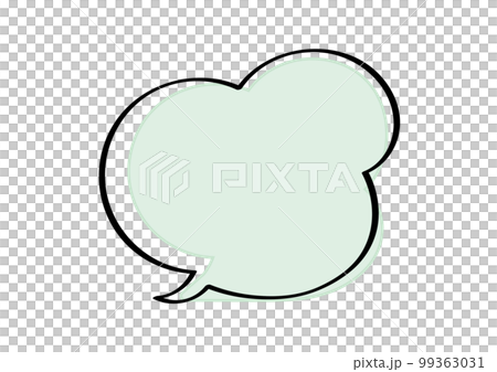 簡約時尚手繪對話泡泡插畫 簡約時尚手繪對話泡泡插畫 99363031