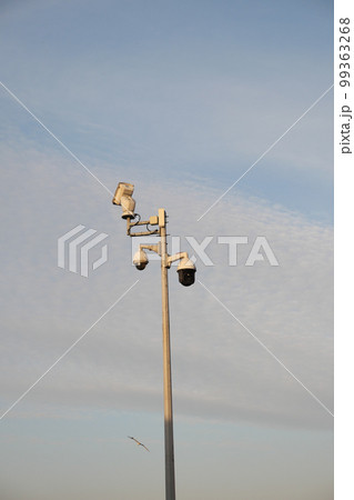 CCTV security camera operating outdoor CCTV security camera operating outdoor 99363268