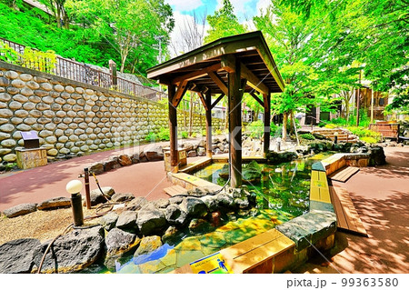 定山渓温泉　定山源泉公園 足湯　(北海道札幌市南区) 99363580