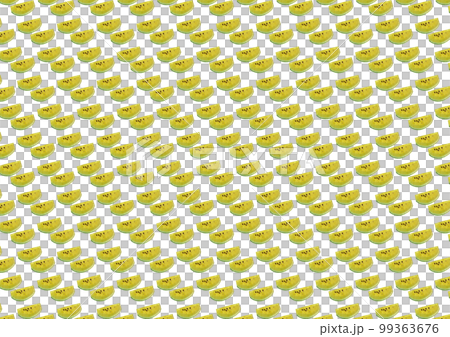 「黄色の小玉スイカ」二つ  背景画像  ポリゴン 99363676