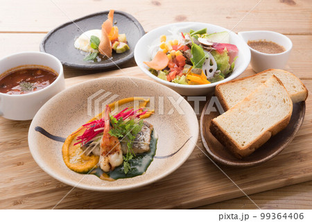 メニュー写真、ランチ、ディナー、デザート メニュー写真、ランチ、ディナー、デザート 99364406