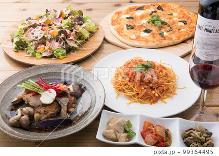 メニュー写真、ランチ、ディナー、デザート メニュー写真、ランチ、ディナー、デザート 99364495