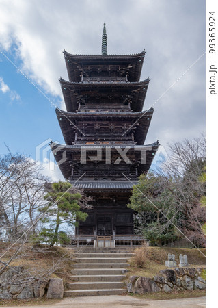 備中国分寺 五重塔 岡山県総社市の写真素材 [99365924] - PIXTA