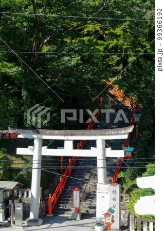 足利織姫神社の一の鳥居【栃木県足利市】 足利織姫神社の一の鳥居【栃木県足利市】 99366192