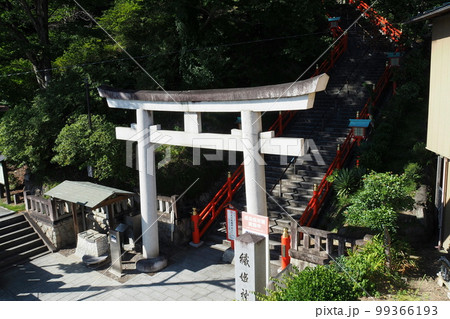 足利織姫神社の一の鳥居【栃木県足利市】 足利織姫神社の一の鳥居【栃木県足利市】 99366193