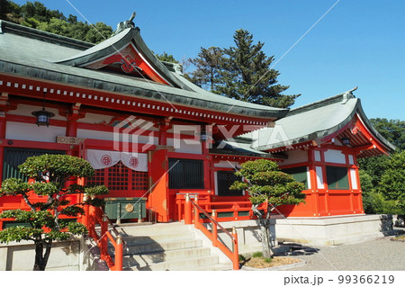 足利織姫神社の社殿【栃木県足利市】 足利織姫神社の社殿【栃木県足利市】 99366219