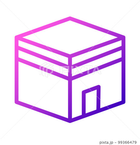 ramadan icon set gradient purple pink style illustration vector element and symbol perfect. 99366479