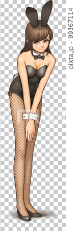 Bunny girl "Welcome" (facing right) Bunny girl "Welcome" (facing right) 99367114