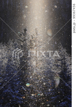 霧ヶ峰のダイヤモンドダストとサンピラー 霧ヶ峰のダイヤモンドダストとサンピラー 99367456