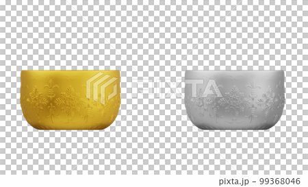 element of gold and silver bowl thai culture from image traced 3d. songkran festival thailand travel. element of gold and silver bowl thai culture from image traced 3d. songkran festival thailand travel. 99368046