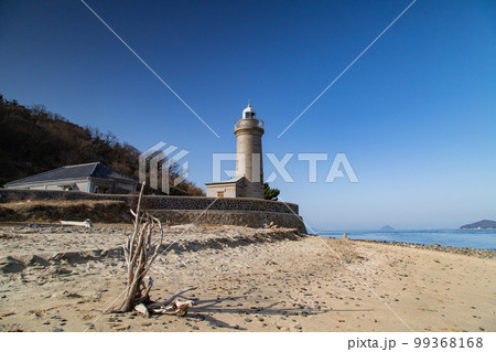 瀬戸内海に浮かぶ男木島　アートの島　 99368168