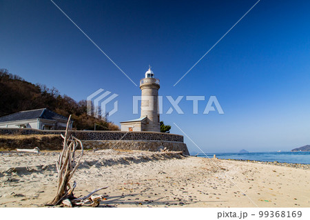 瀬戸内海に浮かぶ男木島　アートの島　 99368169