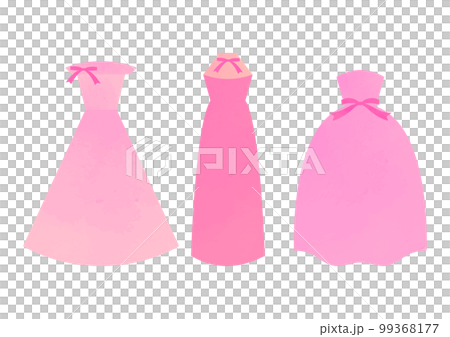 水彩風格可愛的衣服素材 水彩風格可愛的衣服素材 99368177