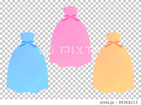 水彩風格可愛的衣服素材 水彩風格可愛的衣服素材 99368213