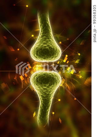 3d rendered Synapse isolated on white background 99368305