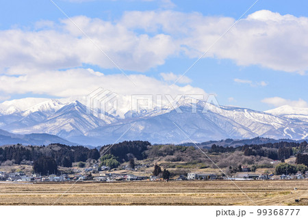 早春の蔵王山麓 早春の蔵王山麓 99368777