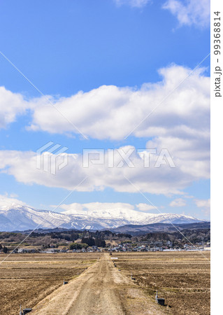 早春の蔵王山麓 早春の蔵王山麓 99368814