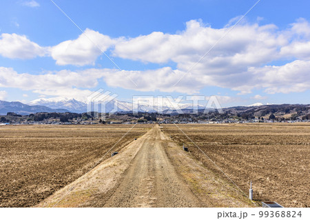 早春の蔵王山麓 早春の蔵王山麓 99368824